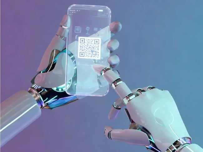 QR+IA= Punto de contacto de datos inteligente